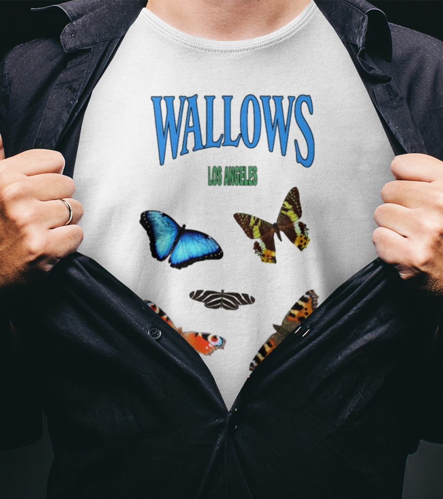 Wallows Los Angeles Butterflies T-Shirt