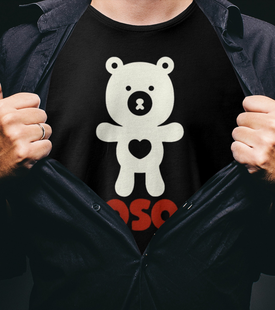 Wicked Naughty Oso Gay Bear Heart T-Shirt