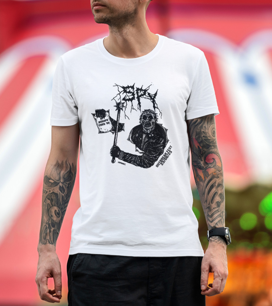 Spy Worldwide Outbreak Fest 23-06/25 Metal Zombie T-Shirt