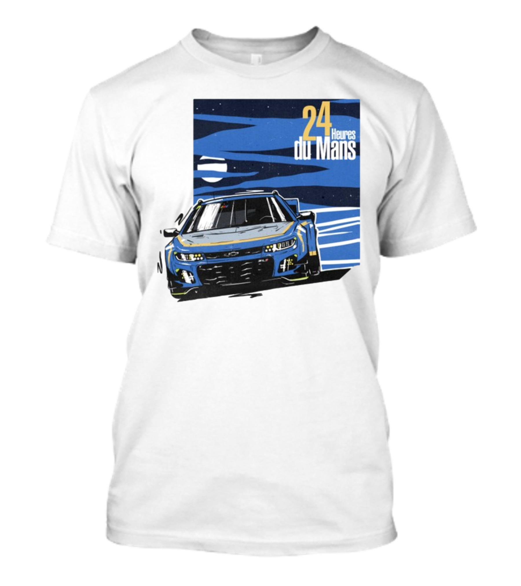 24 Heures Du Mans Racing Car Scene Cam De Bastiani T-Shirt
