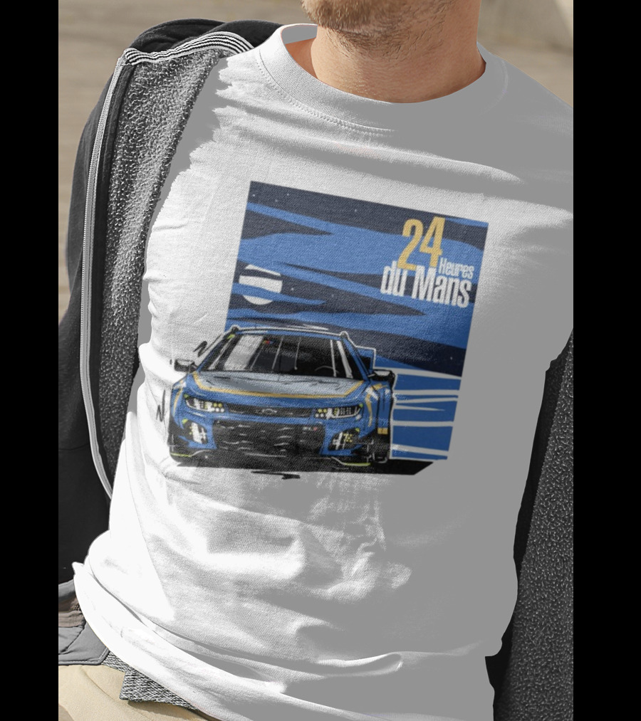 24 Heures Du Mans Racing Car Scene Cam De Bastiani T-Shirt