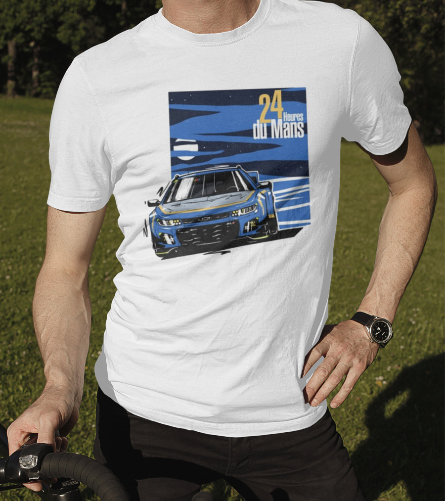 24 Heures Du Mans Racing Car Scene Cam De Bastiani T-Shirt