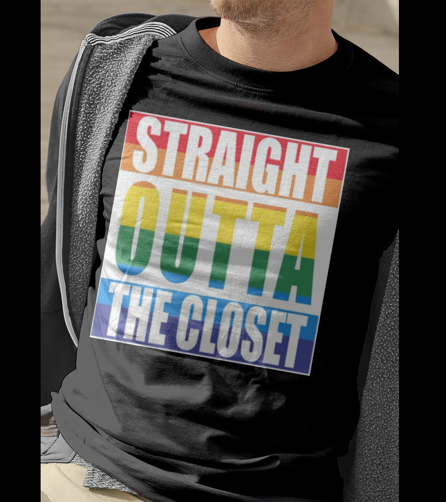 Noah Schnapp Straight Outta The Closet Rainbow T-Shirt