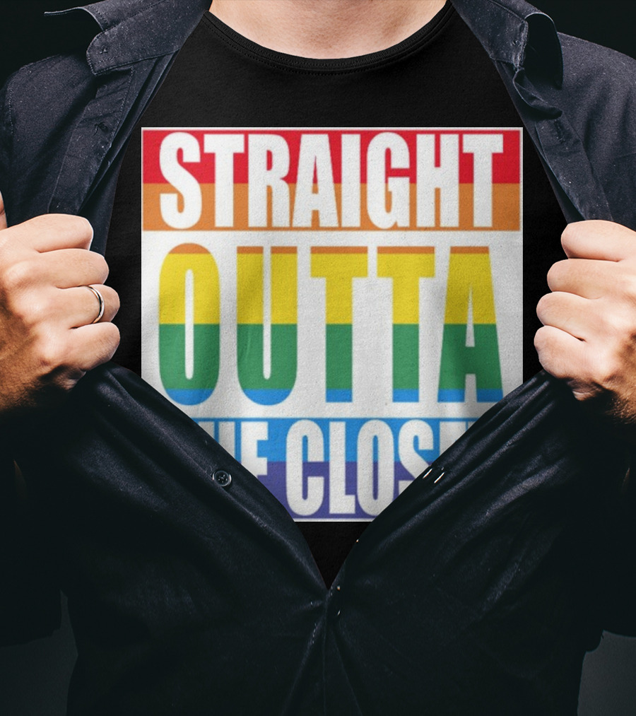 Noah Schnapp Straight Outta The Closet Rainbow T-Shirt