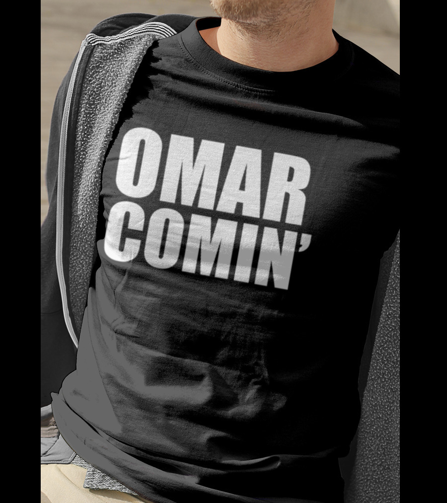 The Cure Wearing Omar Comin' Text T-Shirt