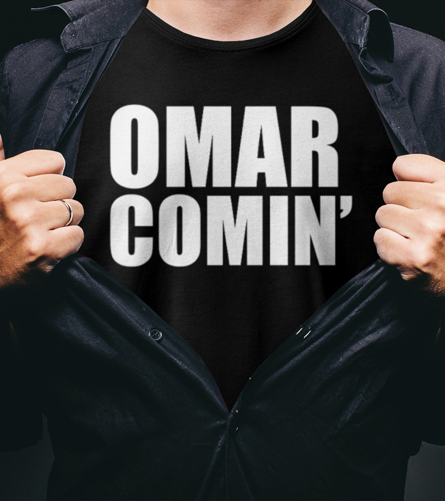 The Cure Wearing Omar Comin' Text T-Shirt