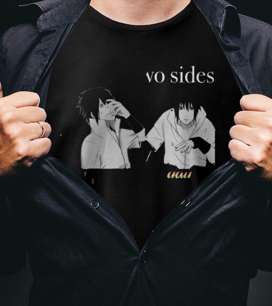 I Have Two Sides Mentally Unstable Gay Anime Character Contrasts T-Shirt