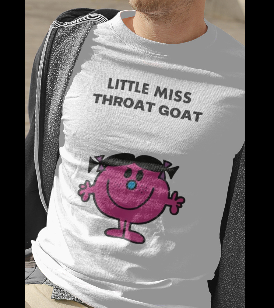 Little Miss Throat Goat Mr. Men T-Shirt