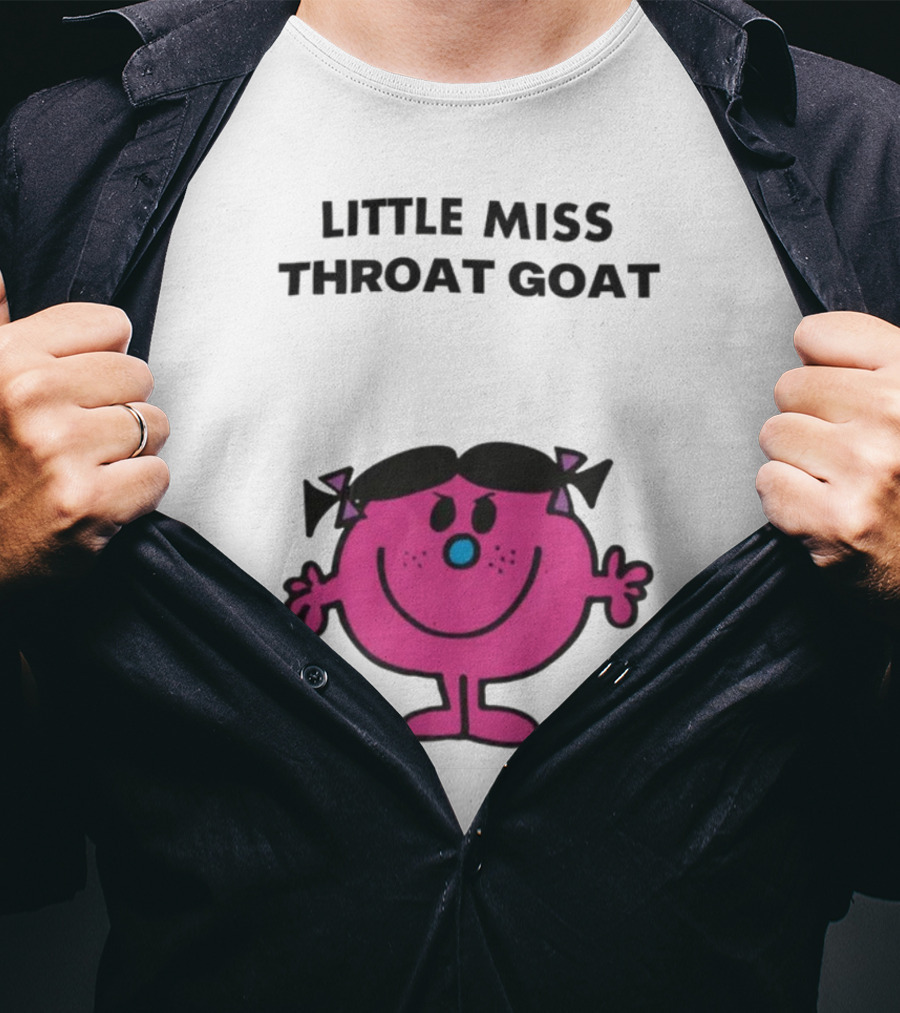 Little Miss Throat Goat Mr. Men T-Shirt