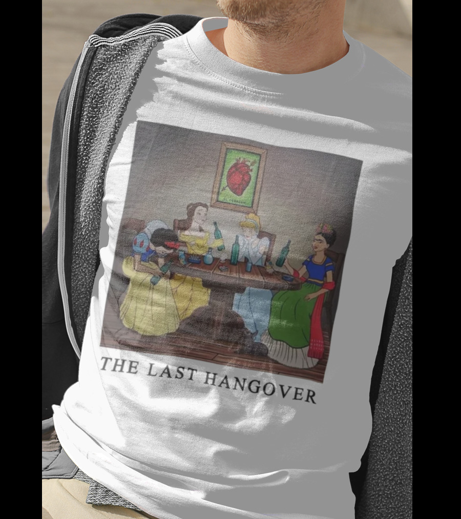 The Last Hangover Princesses With Frida Khalo At Party T-Shirt