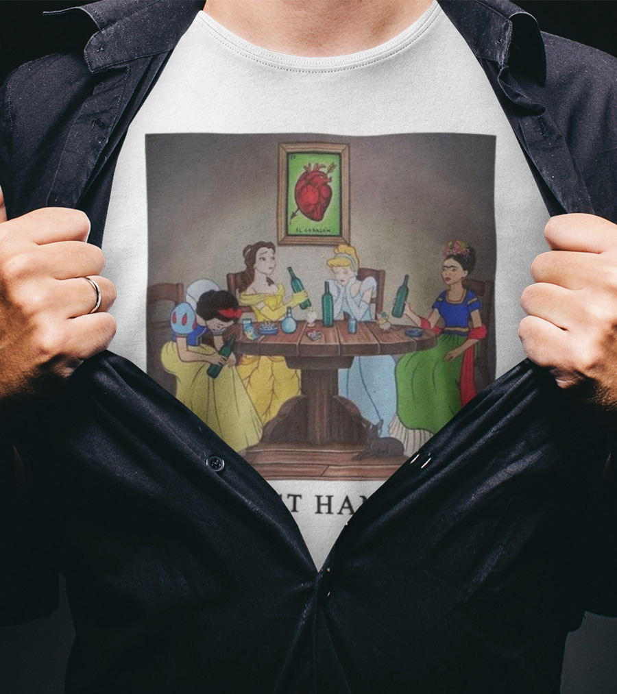 The Last Hangover Princesses With Frida Khalo At Party T-Shirt