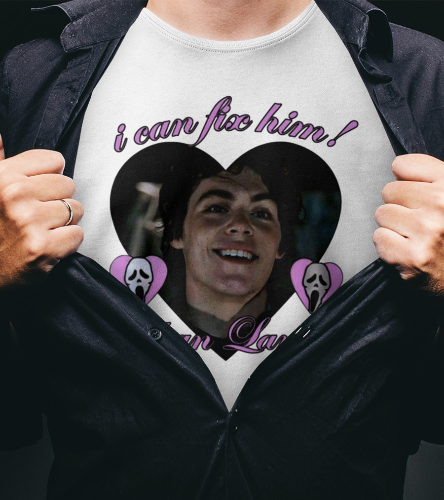 I Can Fix Him Ethan Landry Heart Scream Mask T-Shirt