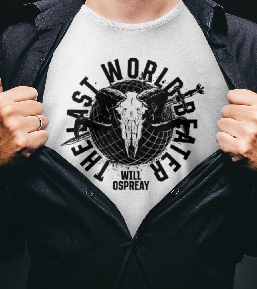The Last World Beater Will Ospreay Skull And Wings T-Shirt