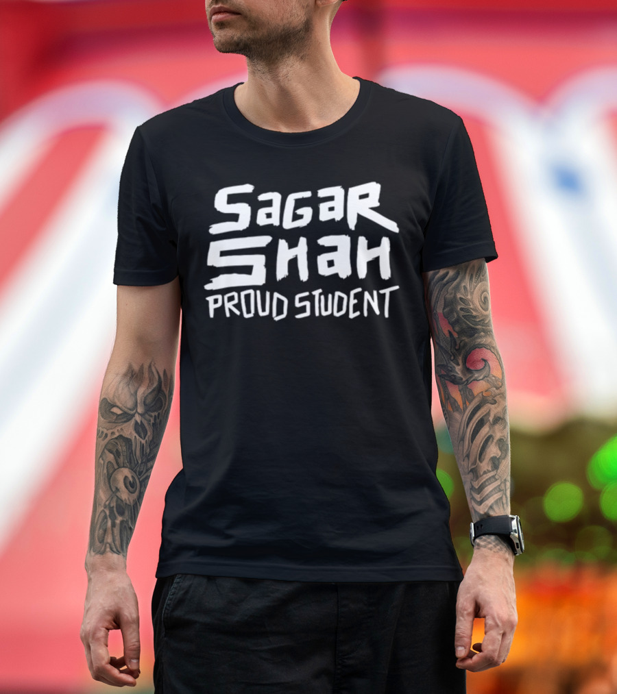 Sagar Shah Proud Student Chess Enthusiast Collection T-Shirt