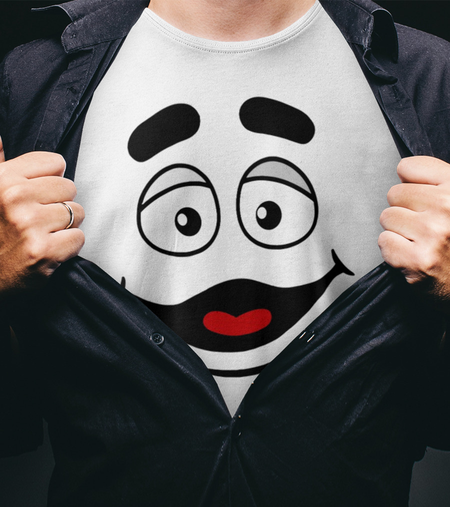 Goldenarchesunlimited Grimace Face Character Expression T-Shirt