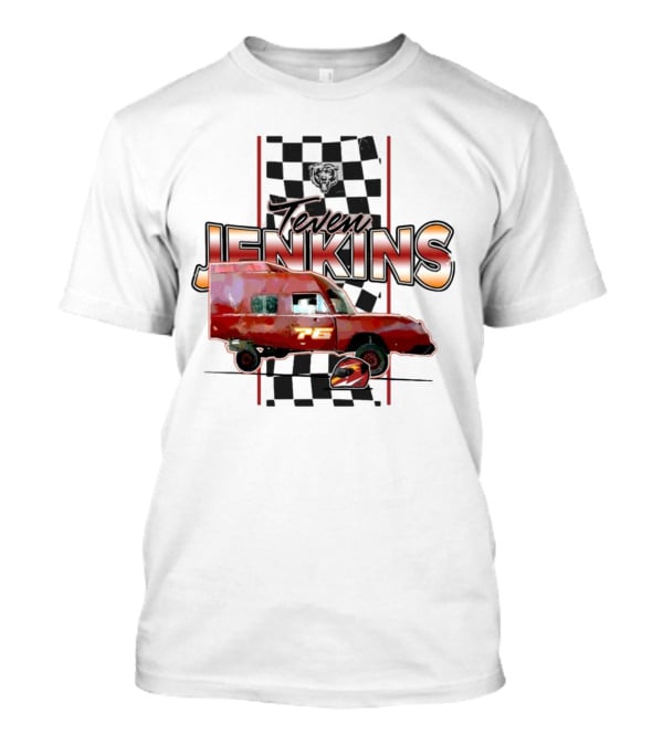 Chicago Bears Teven Jenkins 76 Racing Van T-Shirt