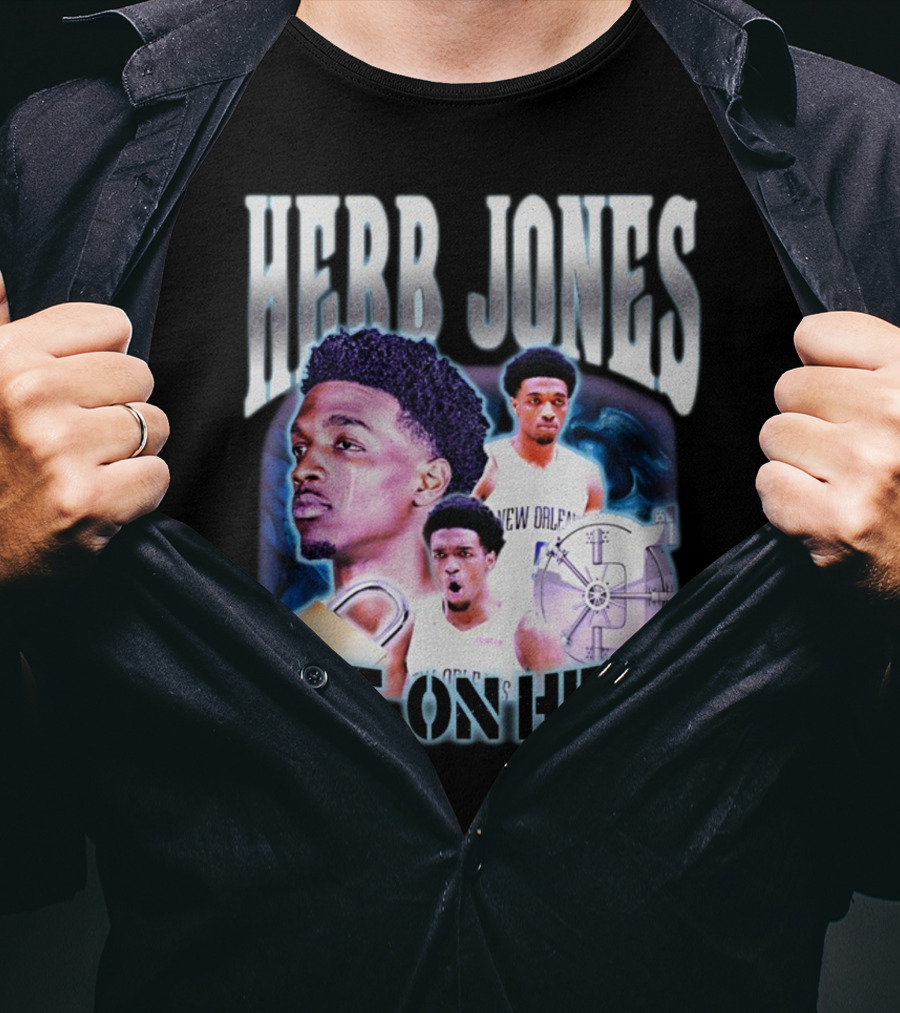 Herb Jones Not On Herb New Orleans Basketball Player Collage T-Shirt