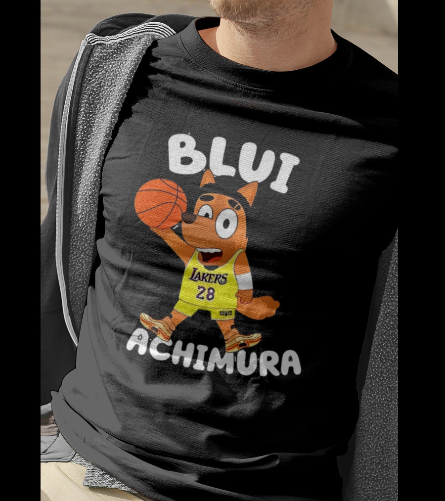 Blui Hachimura Lakers 28 Basketball Player Fox T-Shirt