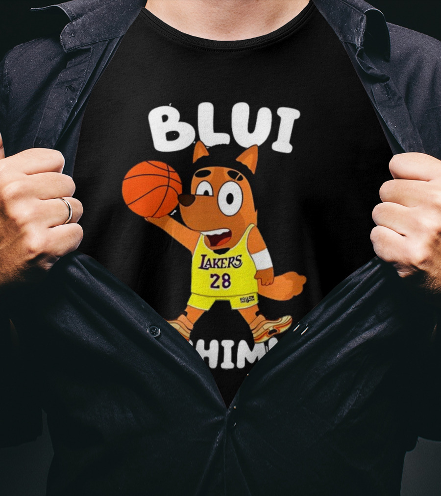Blui Hachimura Lakers 28 Basketball Player Fox T-Shirt