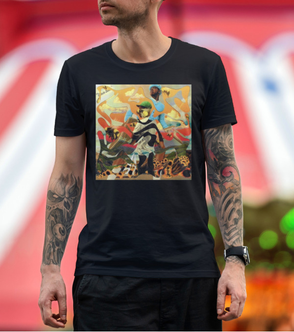 Premium T-Shirt: Call Me If You Get Lost Estate Sale Flower Boy Album Art Puzzle T-Shirt Call Me If You Get Lost Estate Sale Flower Boy Album Art Puzzle T-Shirt