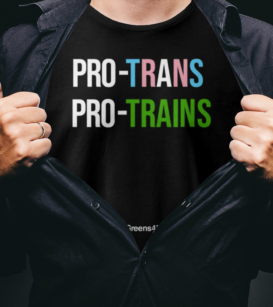 Gareth Dennis Pro Trans Pro Trains Greens4HS2 T-Shirt