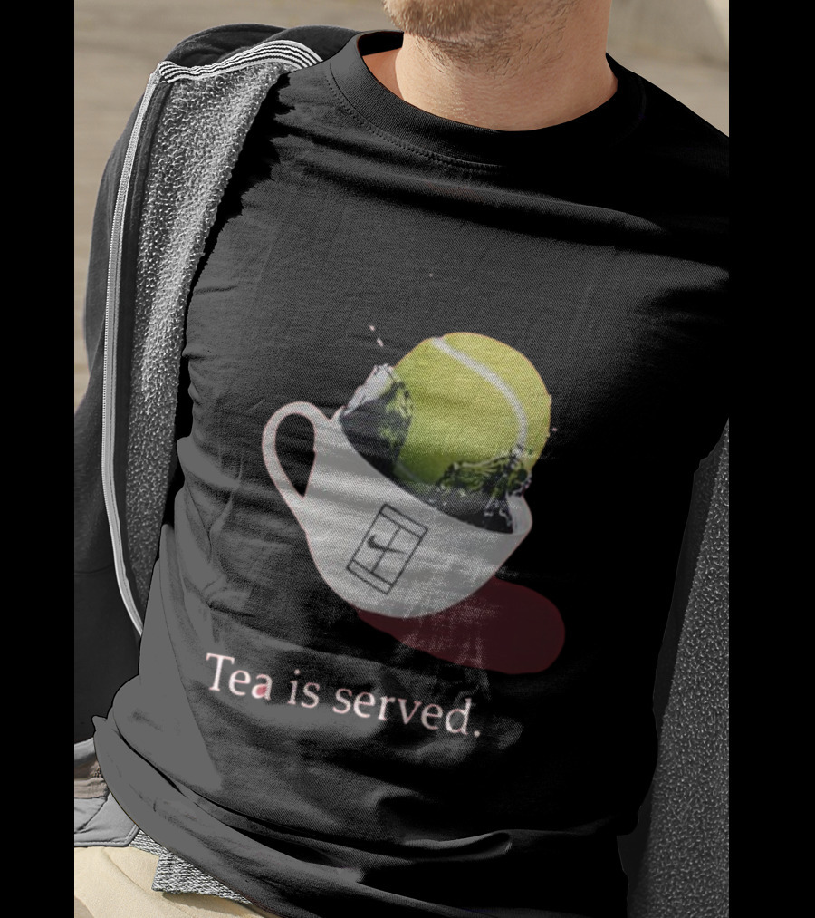 Tea Is Served Tennis Cup T-Shirt