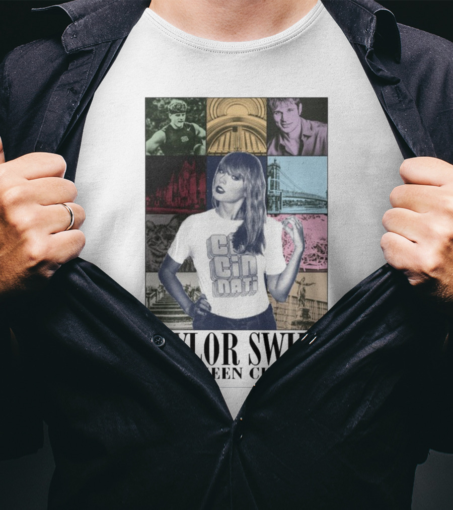 Taylor Swift Cincinnati The Queen City Era T-Shirt