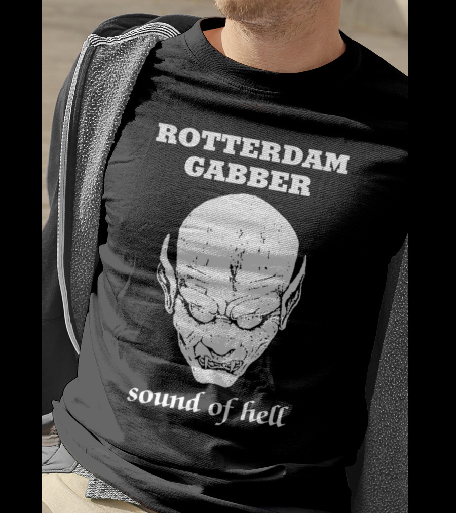 ROTTERDAM GABBER SOUND OF HELL Demon Head T-Shirt