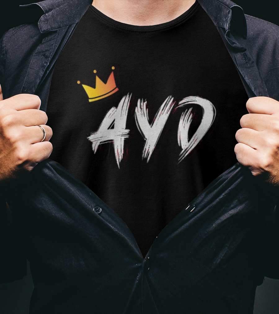 AYD Crown Graffiti Style With Royalty T-Shirt