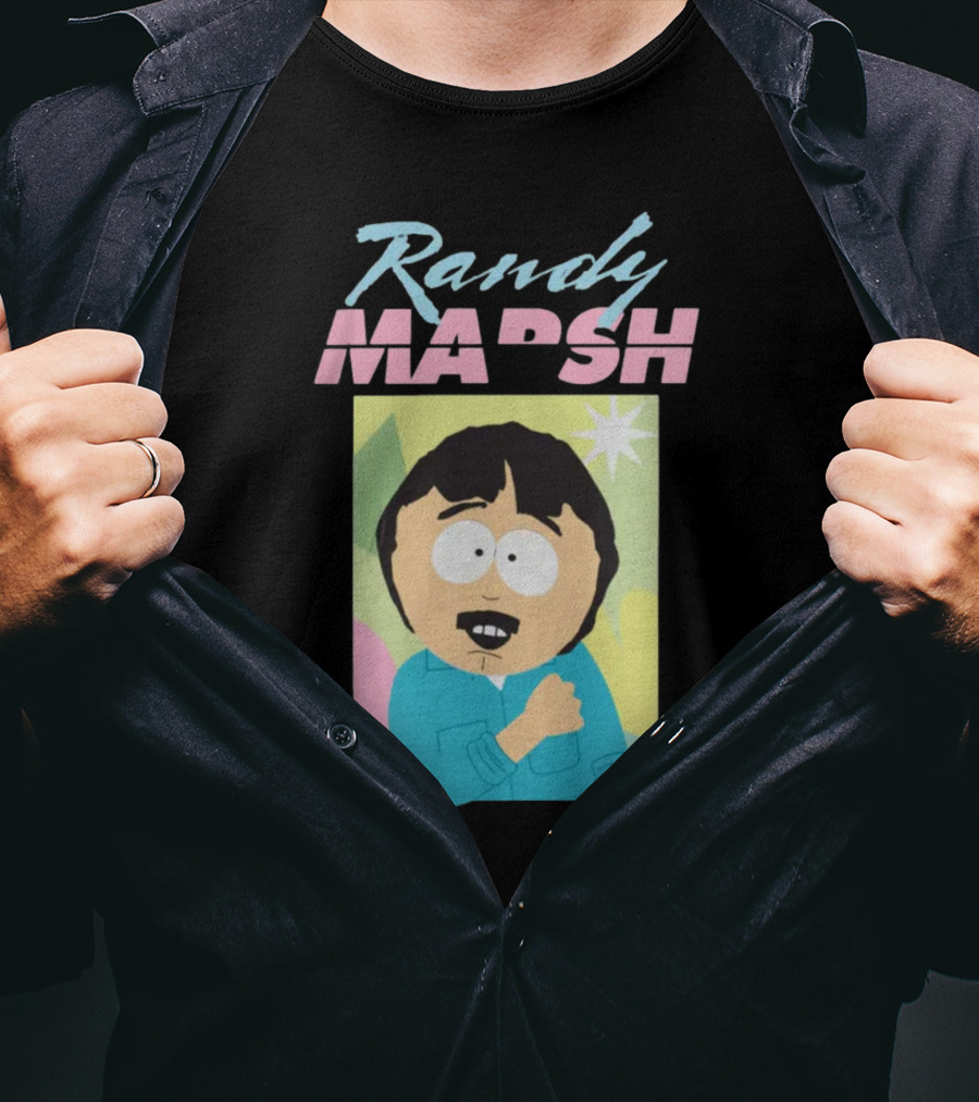 Randy Marsh Retro Pastel Cartoon Character T-Shirt