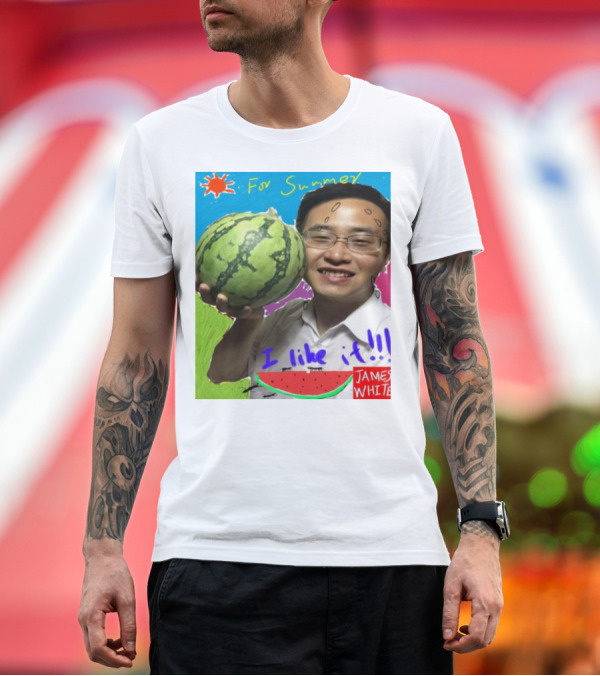 Premium T-Shirt: For Summer James White Watermelon 2.0 I Like It T-Shirt For Summer James White Watermelon 2.0 I Like It T-Shirt
