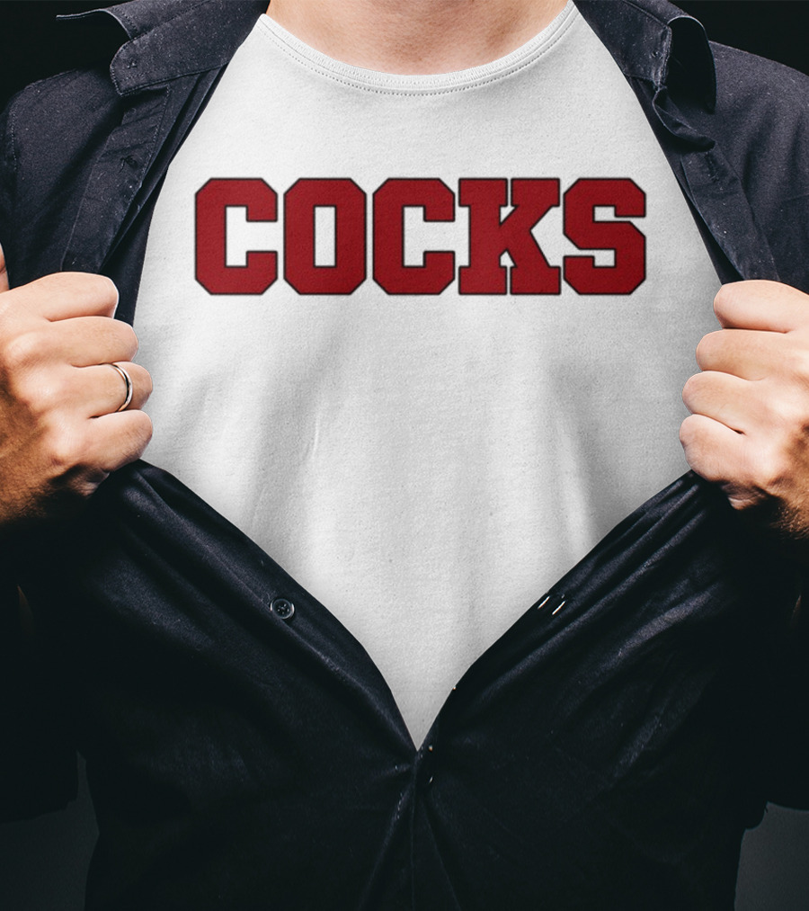 Yungblud Cocks Shirt Text Bold Red Lettering T-Shirt