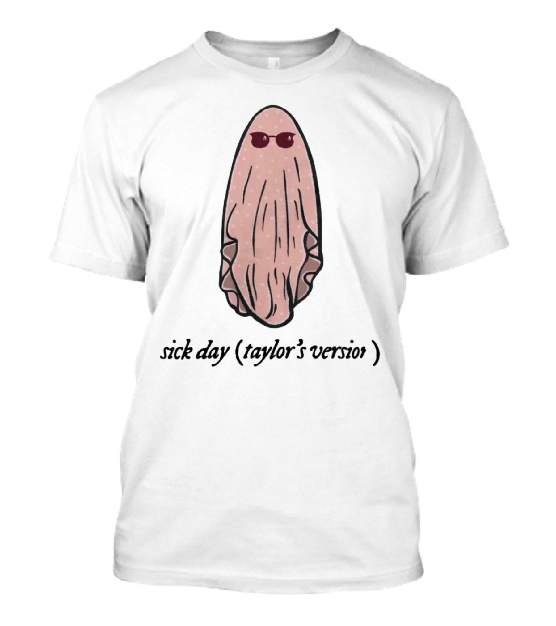 Sick Day Taylor's Version Ghost With Sunglasses T-Shirt