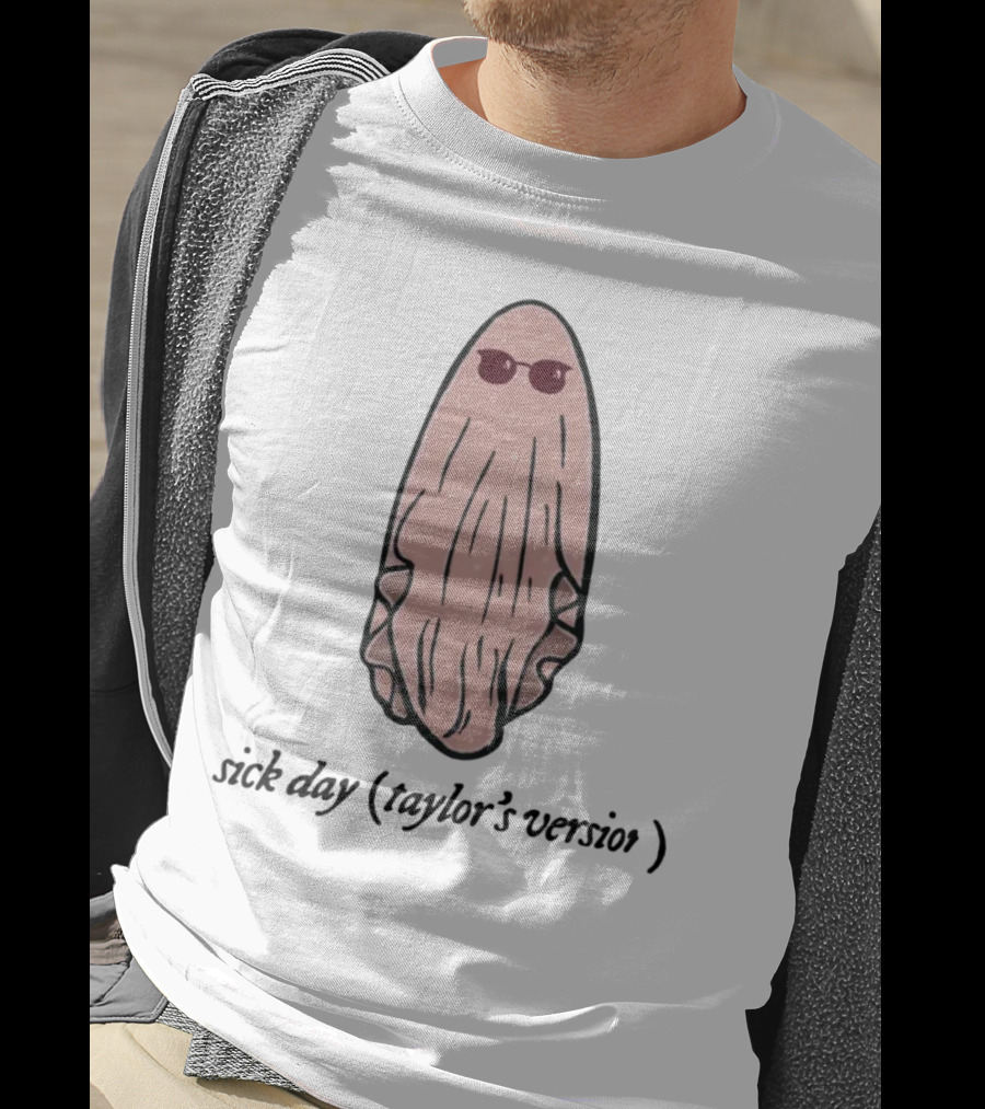 Sick Day Taylor's Version Ghost With Sunglasses T-Shirt