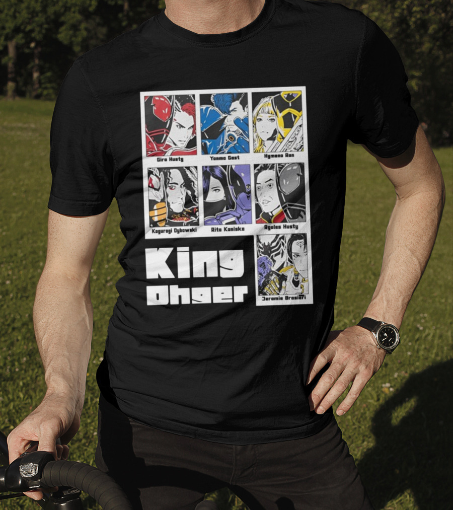 Kingohger Gira Husty Yanma Gast Hymeno Ran Kaguragi Dybowski Rita Kaniska Ryules Husty Jeramie Brasieri T-Shirt