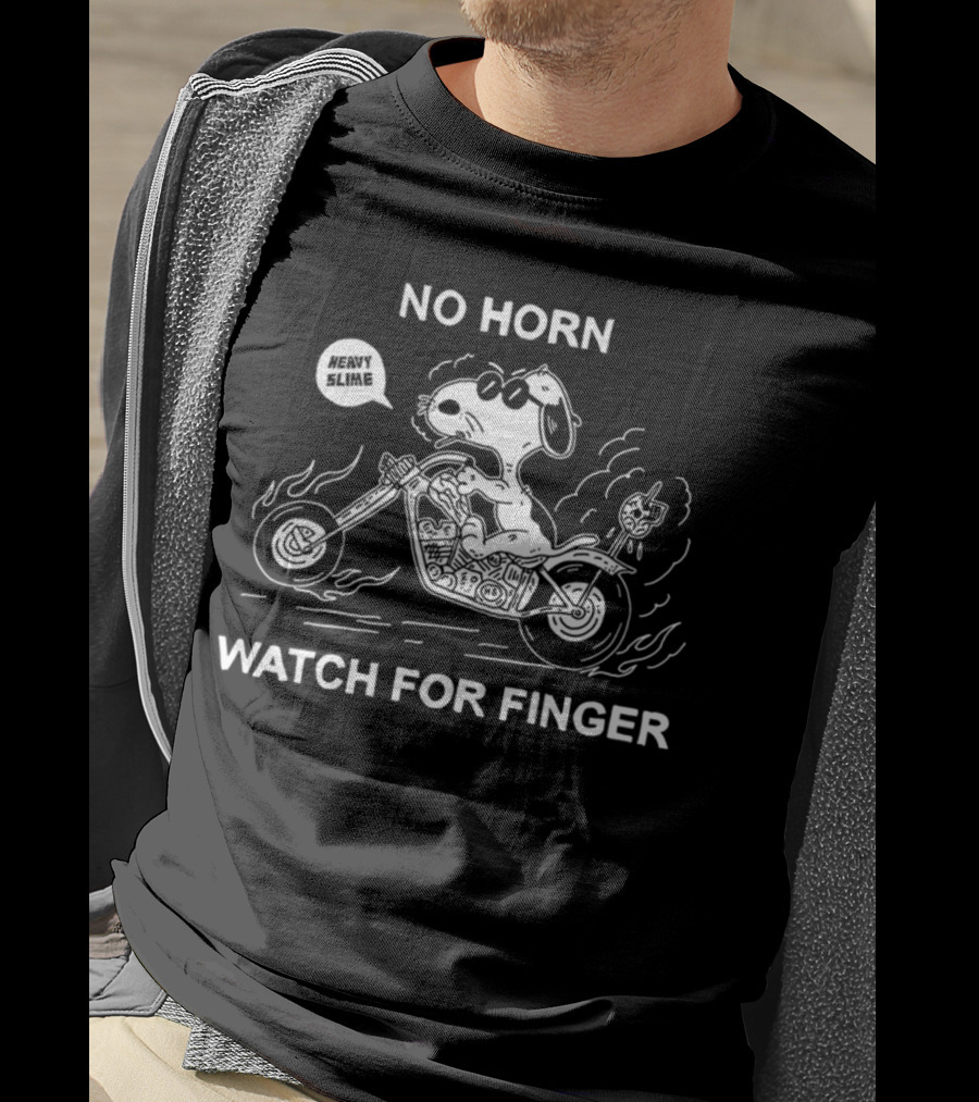 No Horn Watch For Finger Heavy Slime T-Shirt