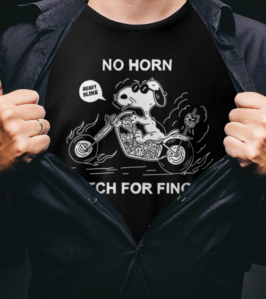 No Horn Watch For Finger Heavy Slime T-Shirt