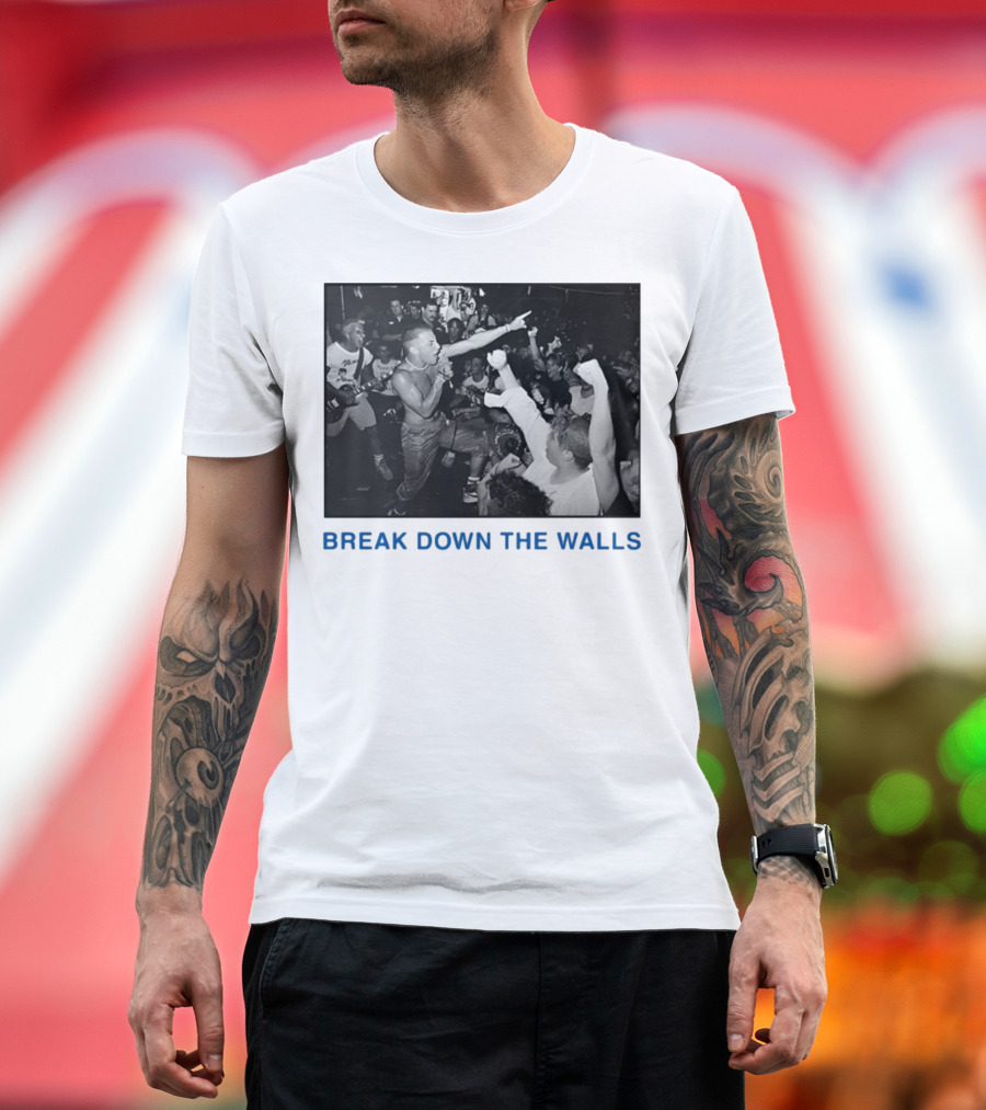 Youth Of Today Break Down The Walls Live Performance Energy T-Shirt