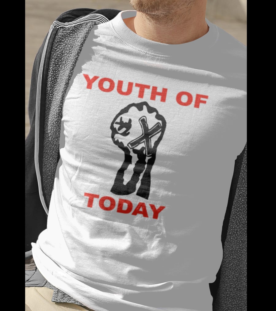 Youth Of Today Fist With Cross T-Shirt