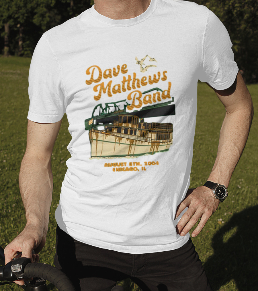 Dave Matthews Band August 8th 2004 Chicago IL Riverboat T-Shirt