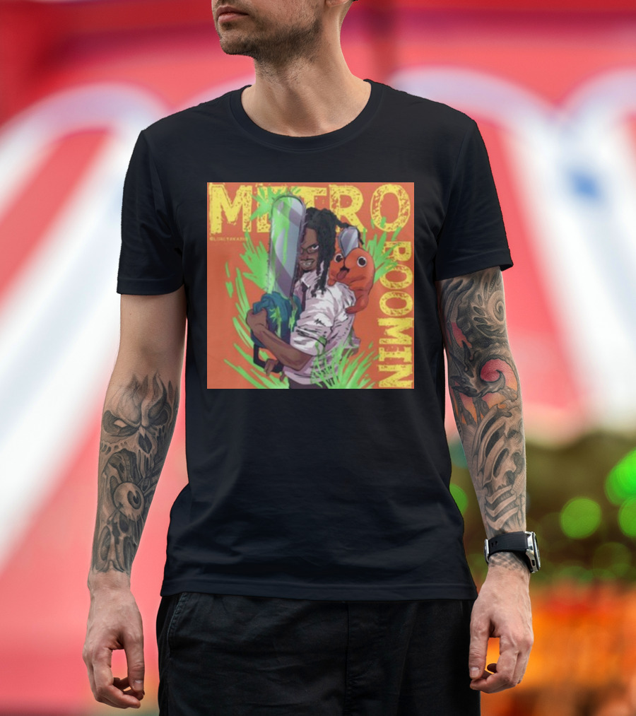 Metro Boomin Lordtakashi Chainsaw Character and Creature T-Shirt