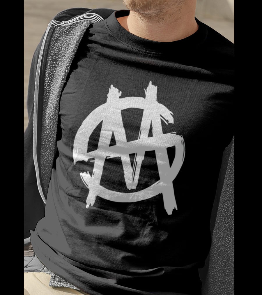 Phaseoneau Anarchy Symbol Sounds Of Mayhem T-Shirt