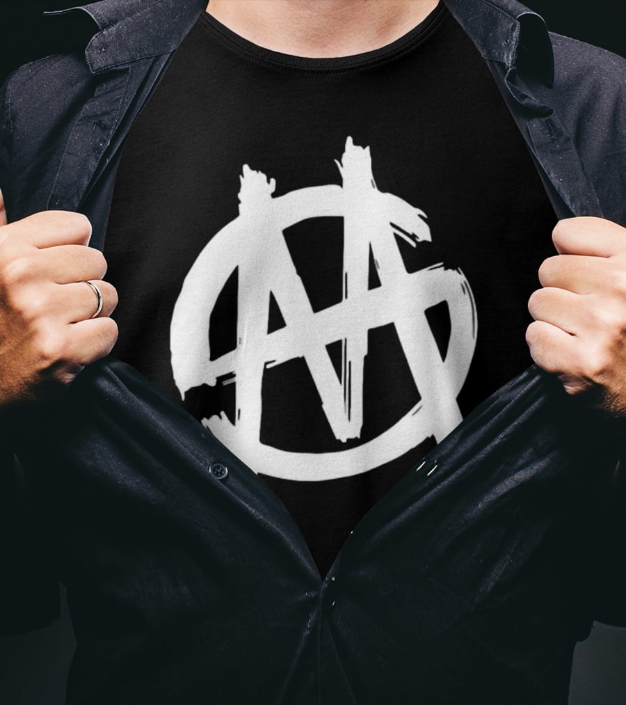 Phaseoneau Anarchy Symbol Sounds Of Mayhem T-Shirt