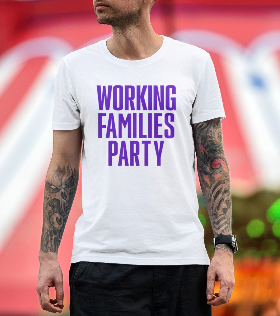 Working Families Party Bold Purple T-Shirt