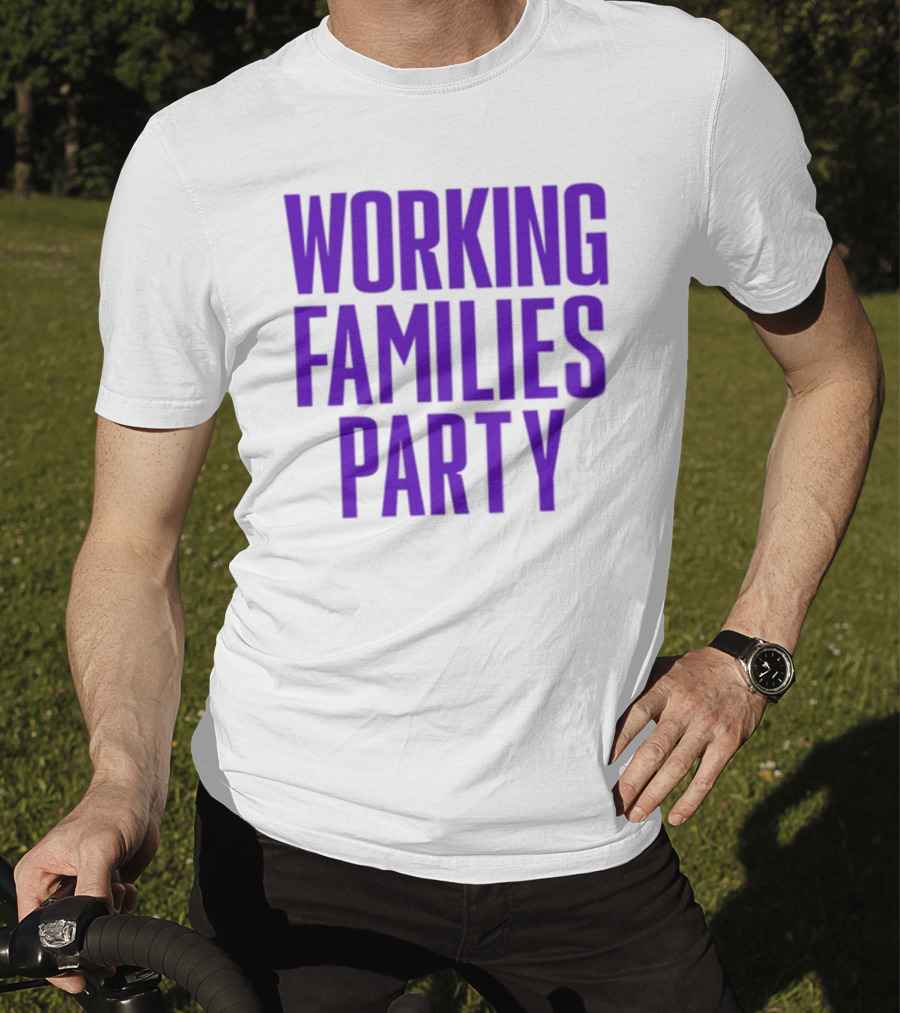 Working Families Party Bold Purple T-Shirt