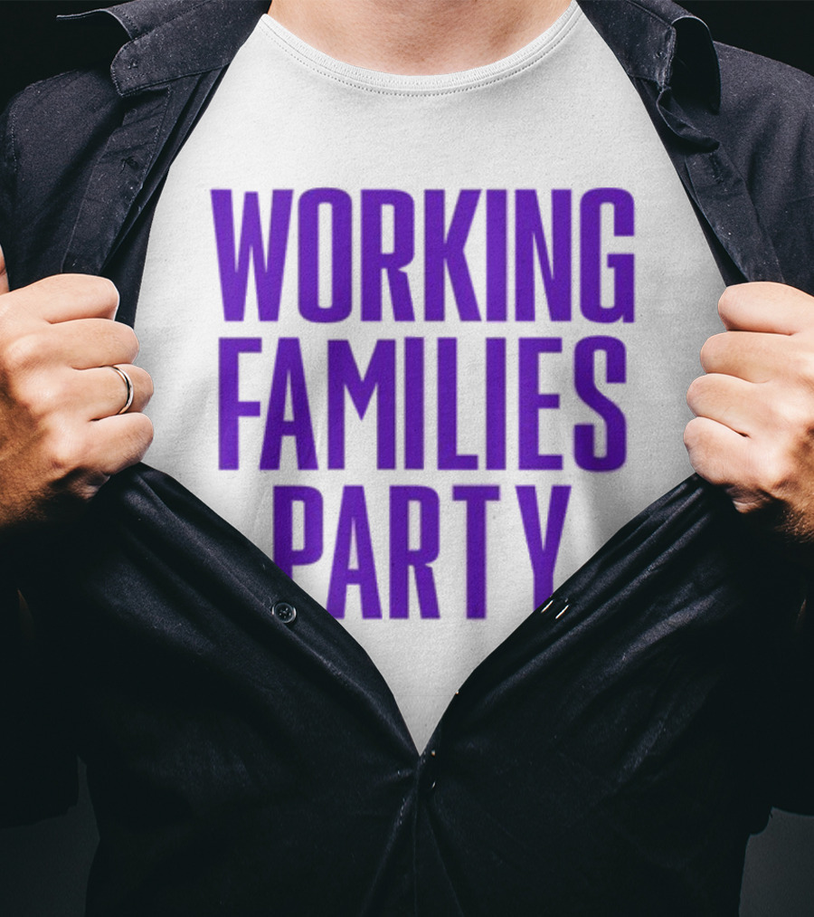 Working Families Party Bold Purple T-Shirt