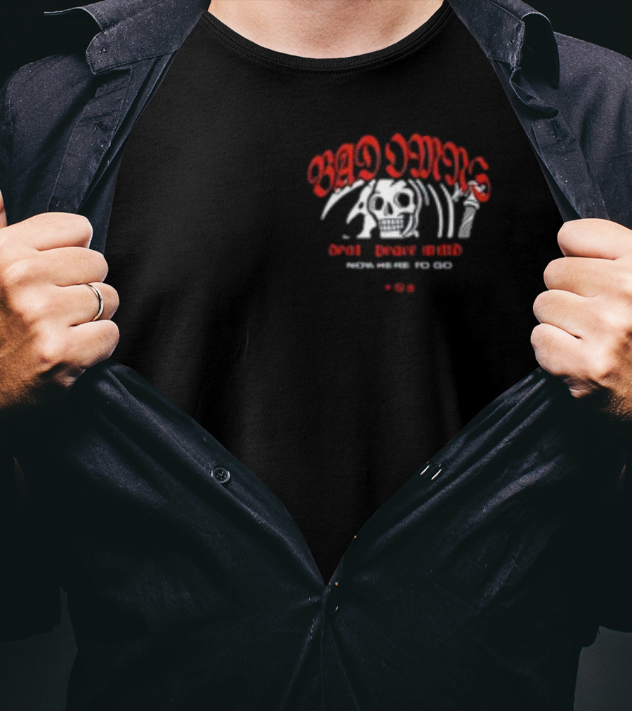 Bad Omens Nowhere To Go Skeleton Tarot Cards T-Shirt