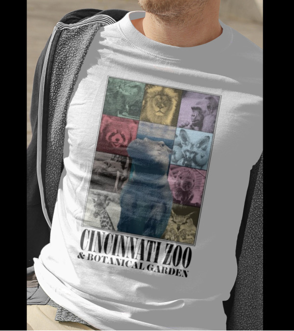 Cincinnati Zoo And Botanical Garden Animal Collage Cnz Eras T-Shirt