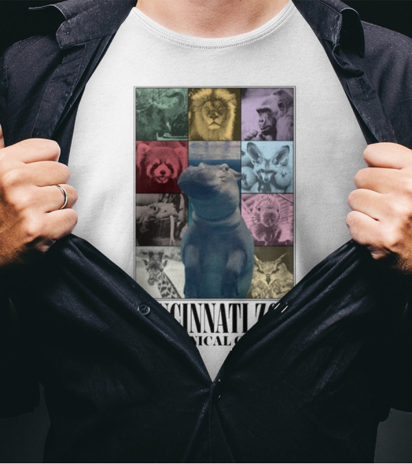 Cincinnati Zoo And Botanical Garden Animal Collage Cnz Eras T-Shirt