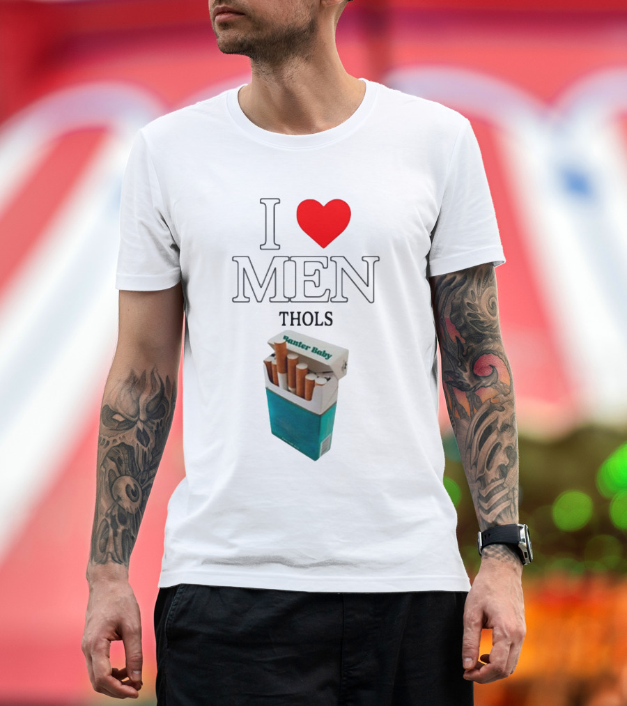 I Heart Men Thols Banter Baby Cigarette Pack T-Shirt